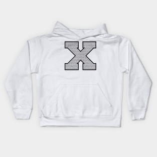 X Black Kids Hoodie